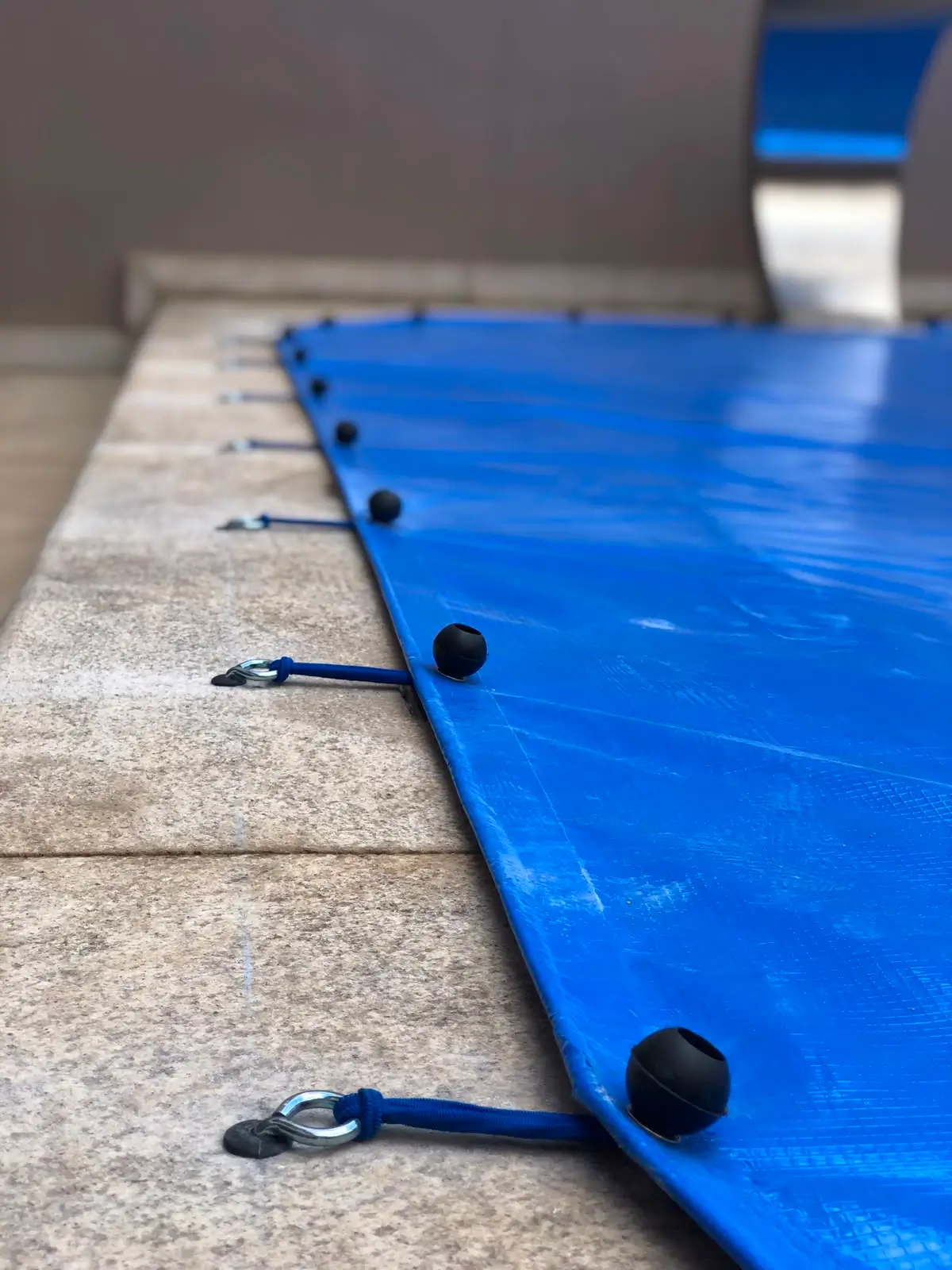 Capa de piscina Azul